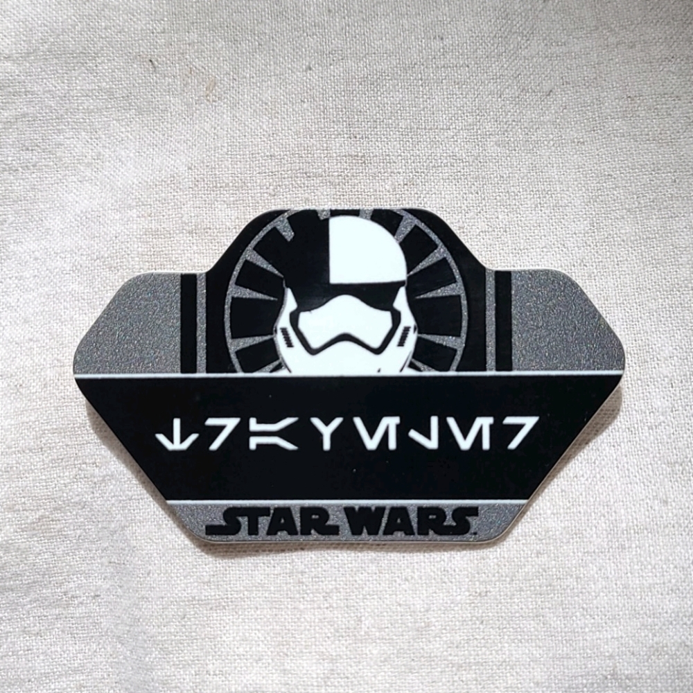 Star Wars Darkside Nametag